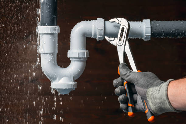 Professional Drain Cleaning technician working in Sharon, WI